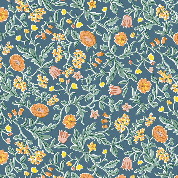 Liberty Lasenby Cotton - Craft Garden - May's Flowers 01667453C