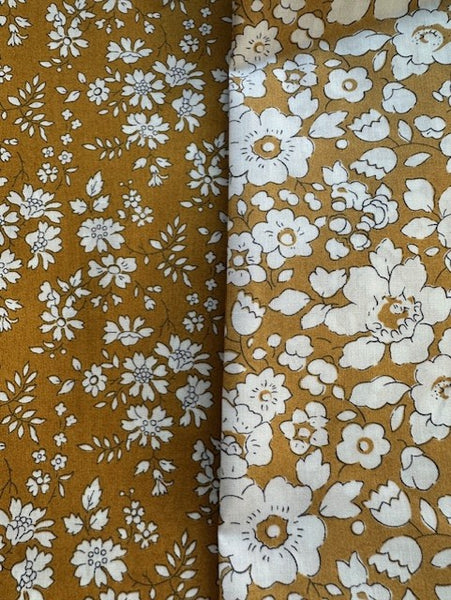 Liberty Tana Lawn - 'Mustard Mix' 2 pack