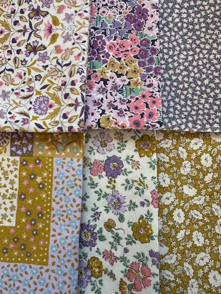 Liberty Lasenby Cotton -Tudor Celebration C - 6xFQ pack