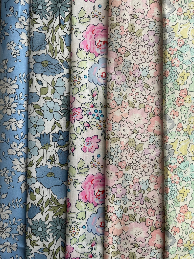Liberty Tana Lawn - 'Perfect Pastels NEW' Pack - 5 piece