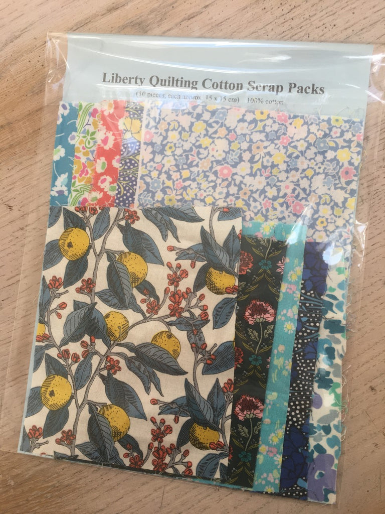 Liberty Quilting Cotton - Scrap Pack 10 piece (15x15cm)