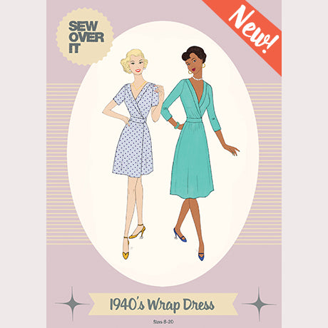 1940s wrap dress store