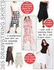 Hot Patterns 1250 - Fast & Fabulous 365 Drawstring Skirts - Now in Stock