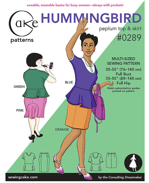 Cake - Hummingbird Peplum Top and Skirt