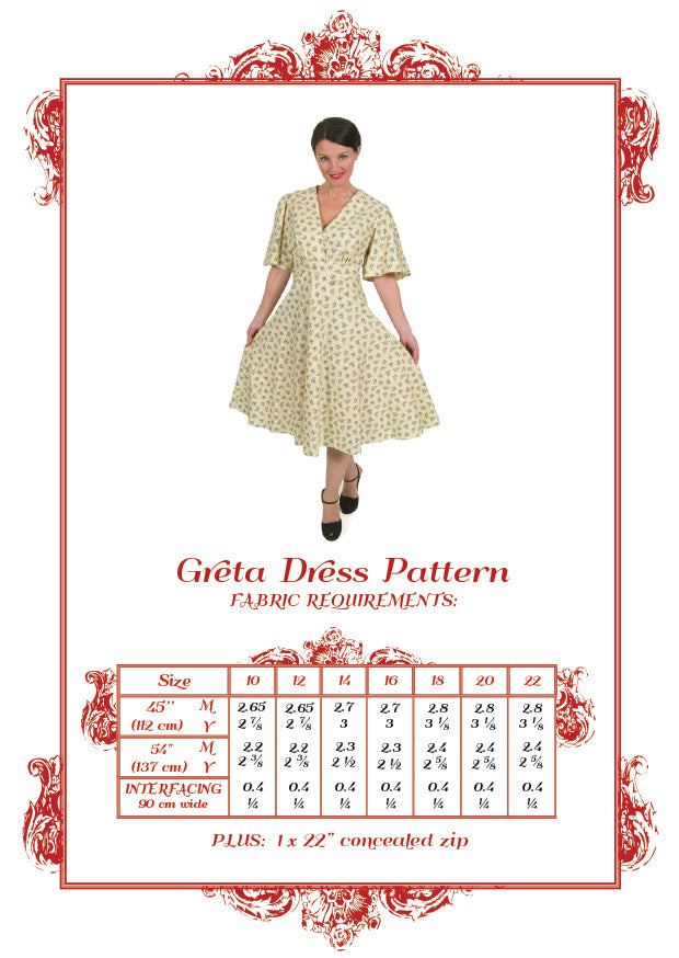 Eliza M - Greta Dress Pattern