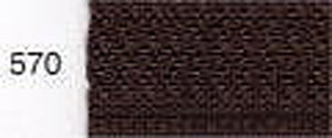 YKK Invisible Zip 56cm - 570 - Brown