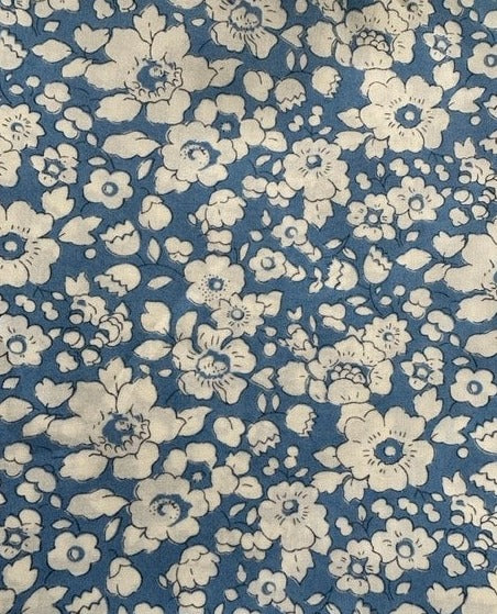 Liberty Tana Lawn Cotton Fabric - Betsy Boo Blue