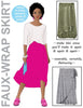 Hot Patterns 1220 - Fast & Fabulous Faux-Wrap Skirt