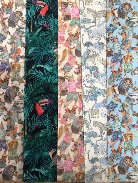 Liberty - Hullabaloo/Tou-can/Jungle - 5 Piece Pack (13" x 10")