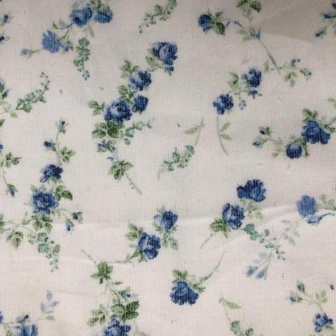 Liberty Rossmore Cord Fabric- LKC03545258B - Elizabeth (blue/white)