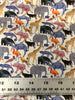 NEW Liberty Tana Lawn - LTL03634160E - Queue for the Zoo (mauve with orange)