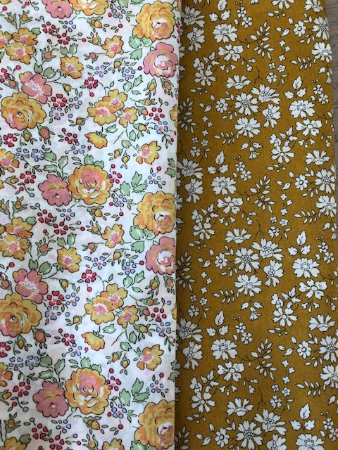 Liberty Tana Lawn - 'Mustard Mix' 2 pack