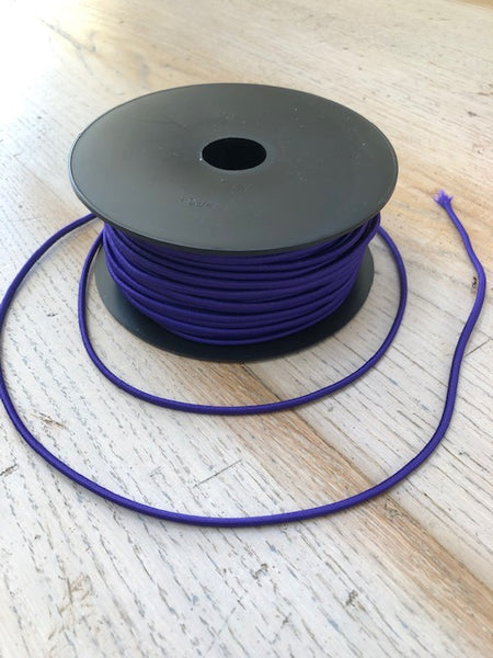 Purple Round Elastic  - 3MM