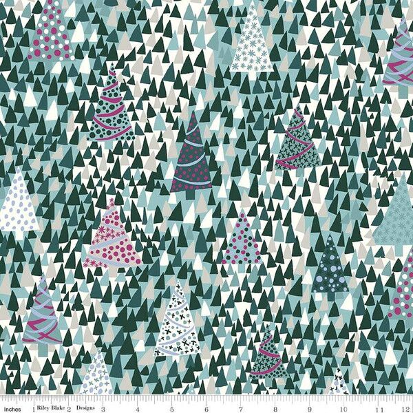 Liberty - 'Season's Greetings' Collection - Sparkling Forest X