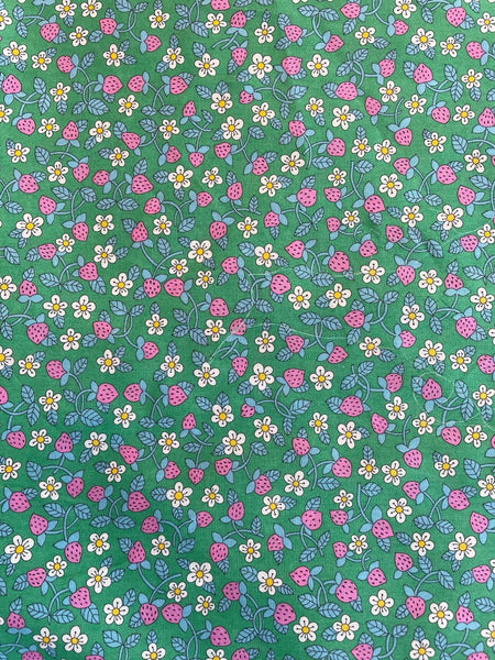 Liberty Tana Lawn - LTL03632125A - Strawberries & Cream SPECIAL PRICE