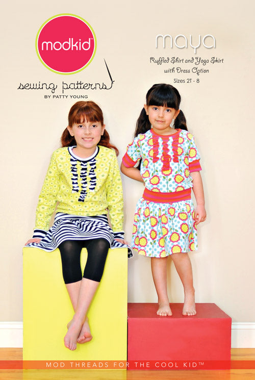 ModKid - Maya Ruffled Shirt , Yoga Skirt & Dress